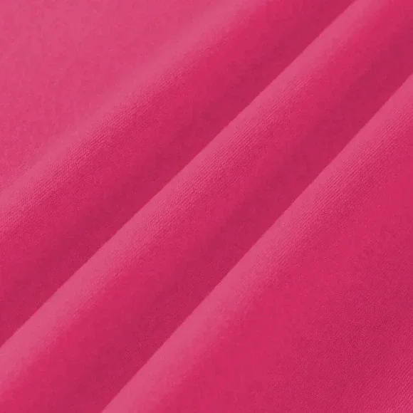 Hot Pink Casual Women's Christmas Tree Print Drop Shoulder Sweatshirt - Picture 3 of 3